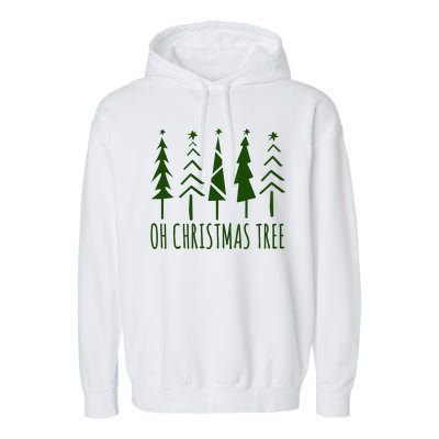 Oh Christmas Tree Festive Holiday Garment-Dyed Fleece Hoodie