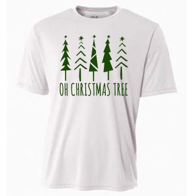 Oh Christmas Tree Festive Holiday Cooling Performance Crew T-Shirt