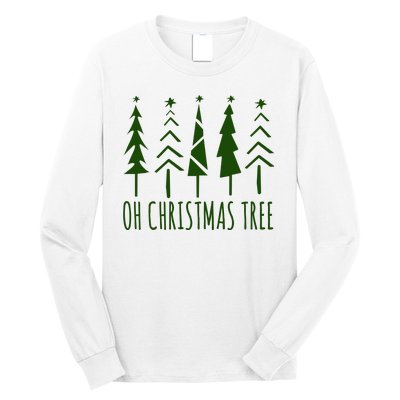 Oh Christmas Tree Festive Holiday Long Sleeve Shirt