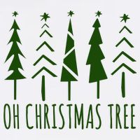 Oh Christmas Tree Festive Holiday Button