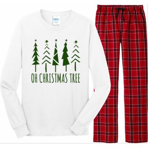 Oh Christmas Tree Festive Holiday Long Sleeve Pajama Set