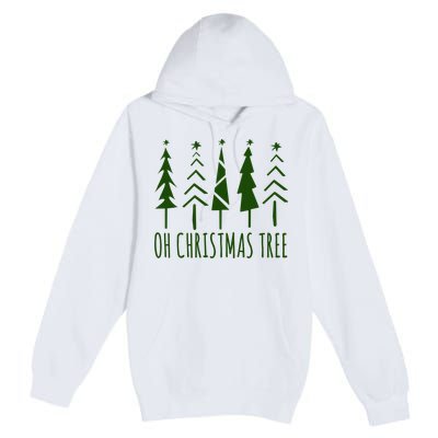 Oh Christmas Tree Festive Holiday Premium Pullover Hoodie