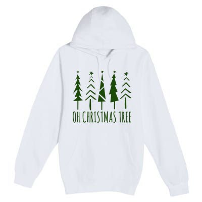 Oh Christmas Tree Festive Holiday Premium Pullover Hoodie