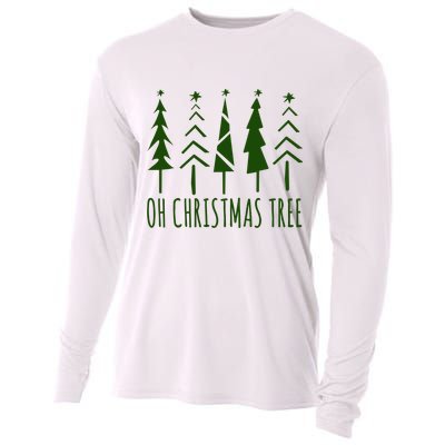 Oh Christmas Tree Festive Holiday Cooling Performance Long Sleeve Crew