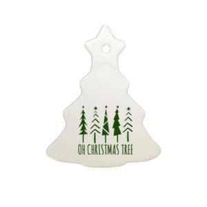 Oh Christmas Tree Festive Holiday Ceramic Tree Ornament