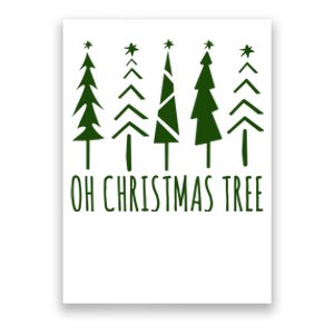 Oh Christmas Tree Festive Holiday Poster