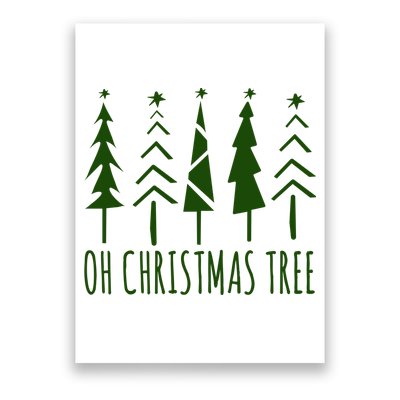 Oh Christmas Tree Festive Holiday Poster