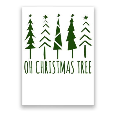 Oh Christmas Tree Festive Holiday Poster