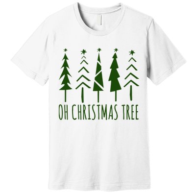 Oh Christmas Tree Festive Holiday Premium T-Shirt