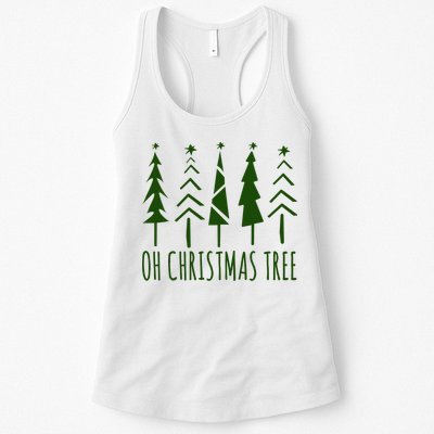 Oh Christmas Tree Festive Holiday Womens Tank Top