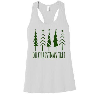 Oh Christmas Tree Festive Holiday Women's Racerback Tank