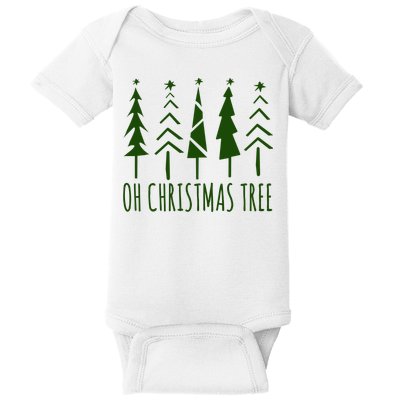 Oh Christmas Tree Festive Holiday Baby Bodysuit