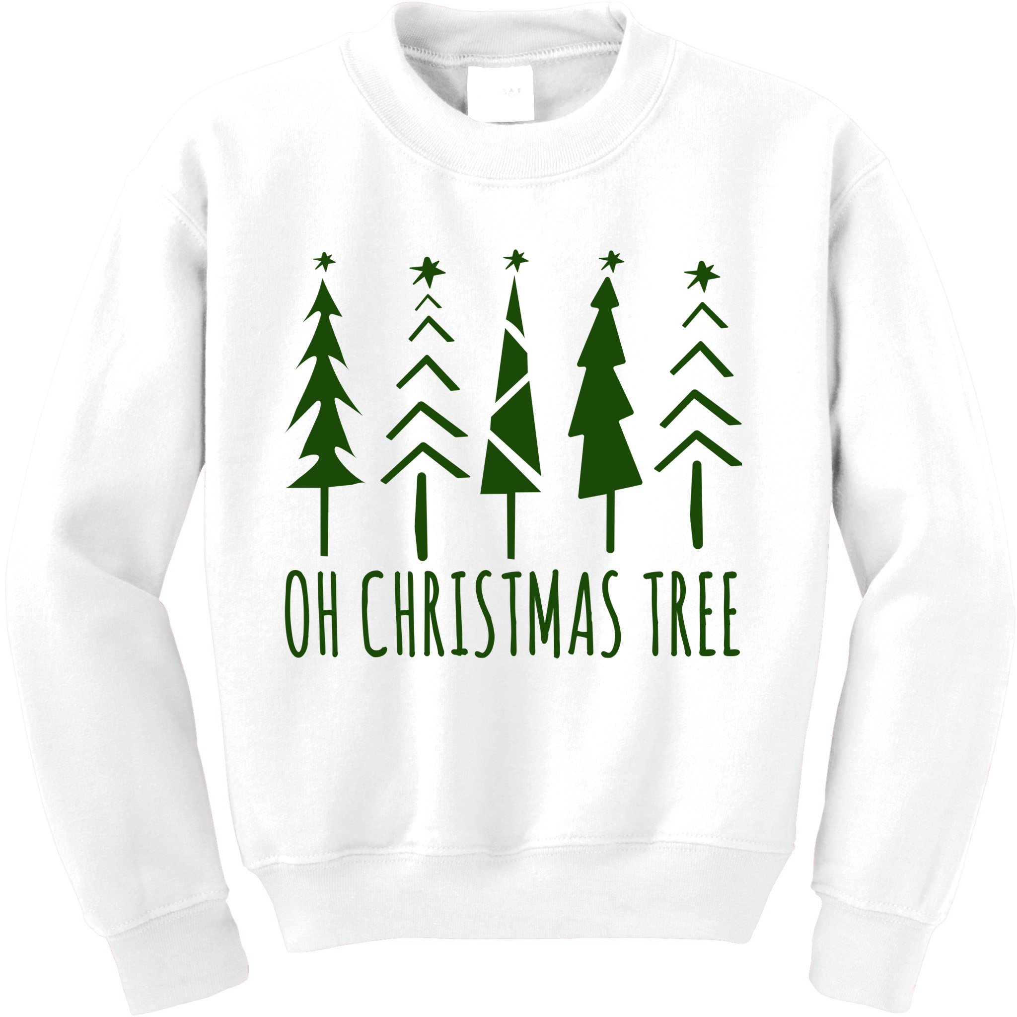 Oh Christmas Tree Festive Holiday Kids Sweatshirt