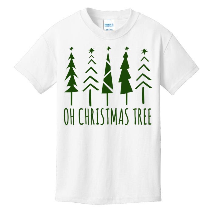 Oh Christmas Tree Festive Holiday Kids T-Shirt