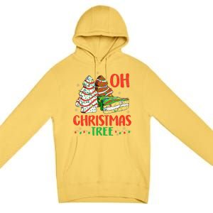 Oh Christmas Tree Cakes Debbie Becky Jen Cake Lovers  Premium Pullover Hoodie