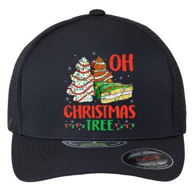 Oh Christmas Tree Cakes Debbie Becky Jen Cake Lovers  Flexfit Unipanel Trucker Cap