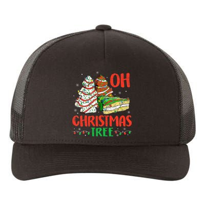 Oh Christmas Tree Cakes Debbie Becky Jen Cake Lovers  Yupoong Adult 5-Panel Trucker Hat