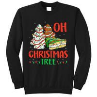 Oh Christmas Tree Cakes Debbie Becky Jen Cake Lovers  Sweatshirt