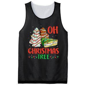 Oh Christmas Tree Cakes Debbie Becky Jen Cake Lovers  Mesh Reversible Basketball Jersey Tank