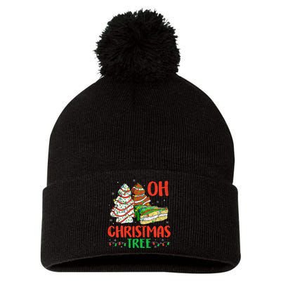 Oh Christmas Tree Cakes Debbie Becky Jen Cake Lovers  Pom Pom 12in Knit Beanie