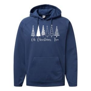 Oh Christmas Tree Holiday Performance Fleece Hoodie