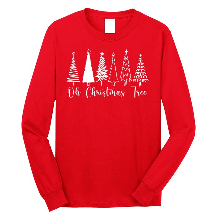 Oh Christmas Tree Holiday Long Sleeve Shirt