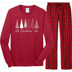 Oh Christmas Tree Holiday Long Sleeve Pajama Set