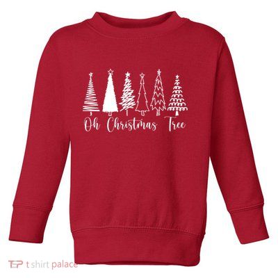 Oh Christmas Tree Holiday Toddler Sweatshirt