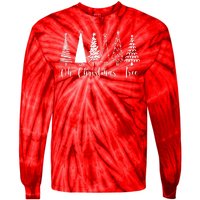 Oh Christmas Tree Holiday Tie-Dye Long Sleeve Shirt