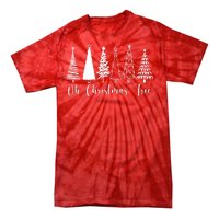 Oh Christmas Tree Holiday Tie-Dye T-Shirt