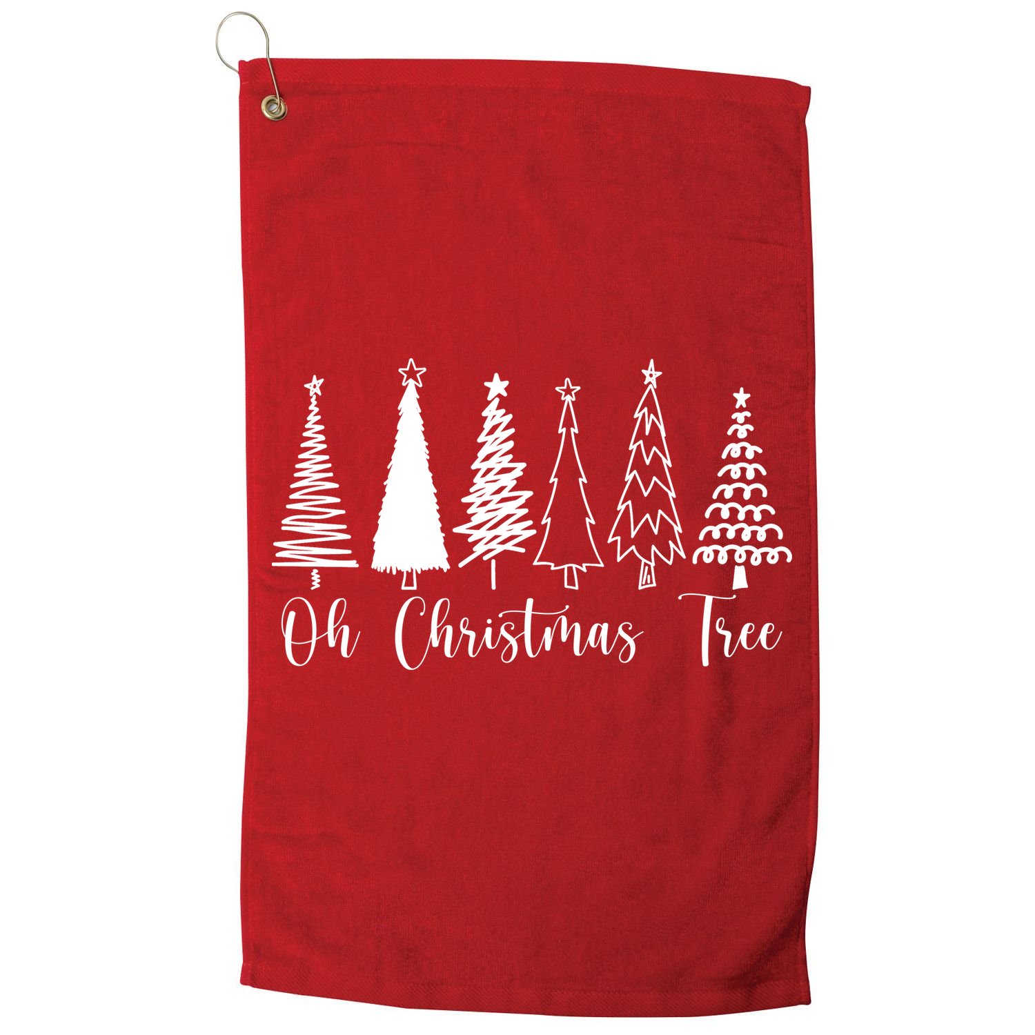 Oh Christmas Tree Holiday Golf Towel