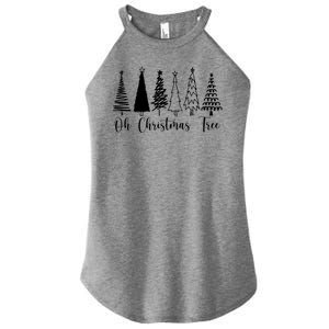 Oh Christmas Tree Holiday Women's Perfect Tri Rocker Tank