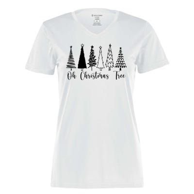 Oh Christmas Tree Holiday Women's Momentum V-Neck T-Shirt