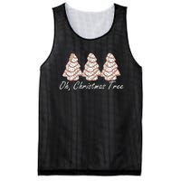 Oh Christmas Tree Cakes Debbie Funny Christmas Mesh Reversible Basketball Jersey Tank