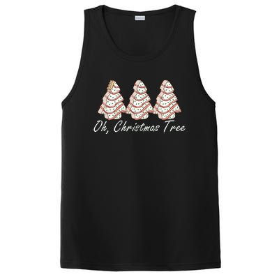 Oh Christmas Tree Cakes Debbie Funny Christmas PosiCharge Competitor Tank