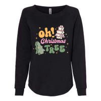 Oh Christmas Tree Cakes Debbie Funny Christmas Womens California Wash Sweatshirt