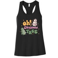 Oh Christmas Tree Cakes Debbie Funny Christmas Women's Racerback Tank