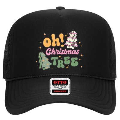 Oh Christmas Tree Cakes Debbie Funny Christmas Trucker Hat
