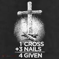 One Cross Three Nails Forgiven Cross Christian Faith 11oz C Handle Ceramic Mug