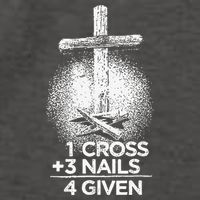 One Cross Three Nails Forgiven Cross Christian Faith Vector Backpack