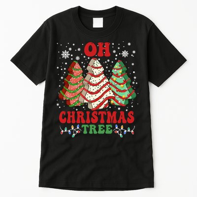 Oh Christmas Tree Cakes Debbie Funny Christmas Tall T-Shirt