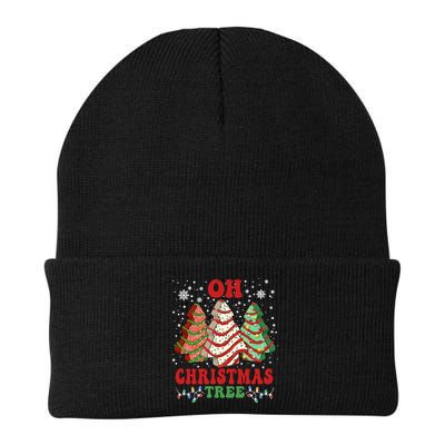Oh Christmas Tree Cakes Debbie Funny Christmas Knit Cap Winter Beanie