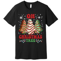 Oh Christmas Tree Cakes Debbie Funny Christmas Premium T-Shirt