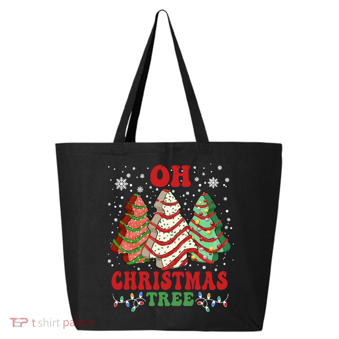 Oh Christmas Tree Cakes Debbie Funny Christmas 25L Jumbo Tote