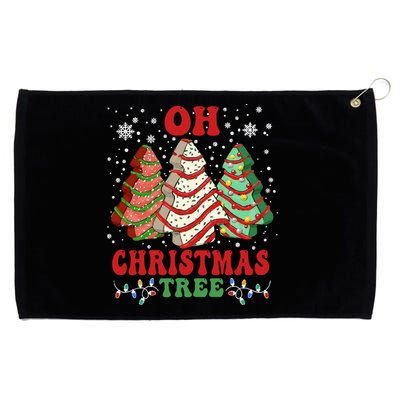 Oh Christmas Tree Cakes Debbie Funny Christmas Grommeted Golf Towel