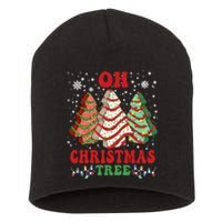 Oh Christmas Tree Cakes Debbie Funny Christmas Short Acrylic Beanie