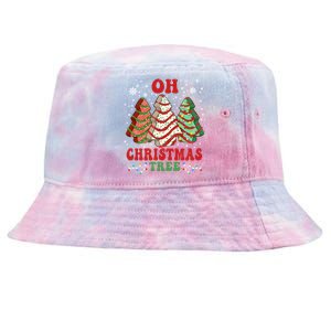 Oh Christmas Tree Cakes Debbie Funny Christmas Tie-Dyed Bucket Hat