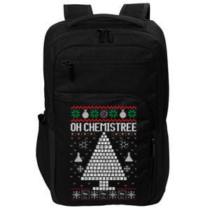 Oh Chemist Tree Merry Chemistree Chemistry Ugly Christmas Meaningful Gift Impact Tech Backpack