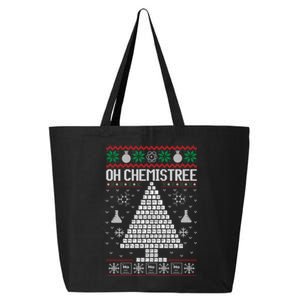 Oh Chemist Tree Merry Chemistree Chemistry Ugly Christmas Meaningful Gift 25L Jumbo Tote