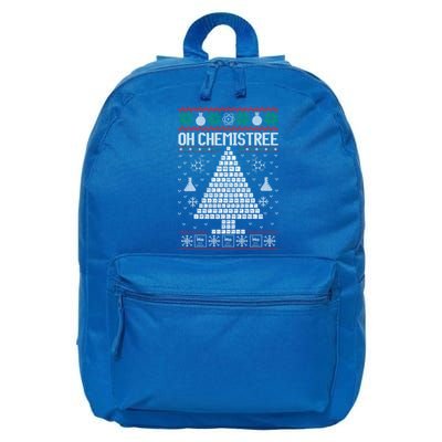 Oh Chemist Tree Merry Chemistree Chemistry Ugly Christmas Meaningful Gift 16 in Basic Backpack